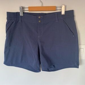 Kuhl Blue Athletic Shorts Lightweight Mid-Length Size 14
